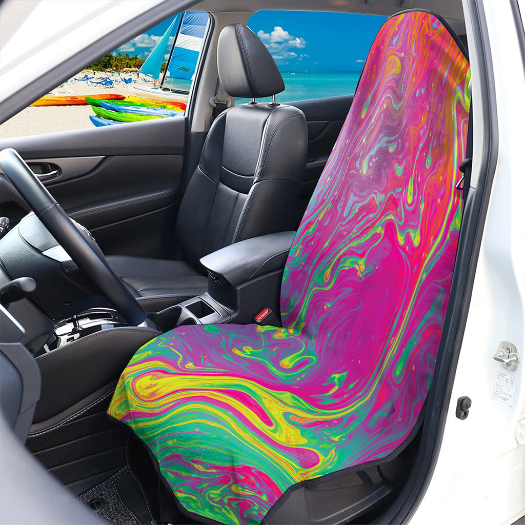 Psychedelic Formed Print Waterproof Car Seat Cover