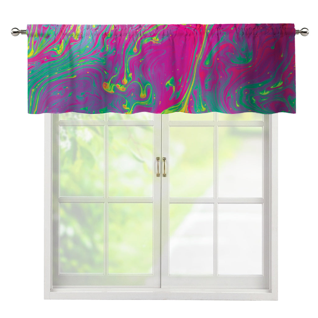 Psychedelic Formed Print Window Valance