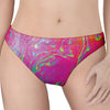 Psychedelic Formed Print Women's Thong