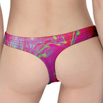 Psychedelic Formed Print Women's Thong