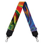 Psychedelic Fractal Print Bag Strap
