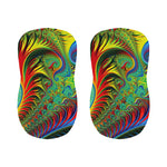 Psychedelic Fractal Print Bar Stool Covers