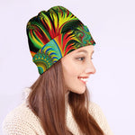 Psychedelic Fractal Print Beanie