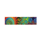 Psychedelic Fractal Print Bed Runner