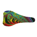 Psychedelic Fractal Print Bicycle Seat Cover