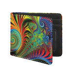 Psychedelic Fractal Print Bifold Wallet