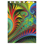 Psychedelic Fractal Print Curtain
