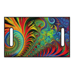 Psychedelic Fractal Print Golf Cart Seat Cover