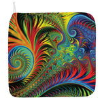 Psychedelic Fractal Print Hand Towel