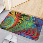 Psychedelic Fractal Print Indoor Door Mat