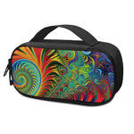 Psychedelic Fractal Print Insulin Cooler Travel Case