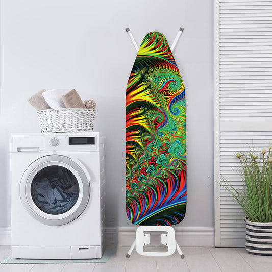Psychedelic Fractal Print Ironing Board Cover