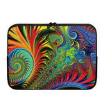 Psychedelic Fractal Print Laptop Sleeve