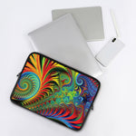 Psychedelic Fractal Print Laptop Sleeve