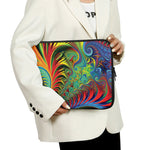 Psychedelic Fractal Print Laptop Sleeve