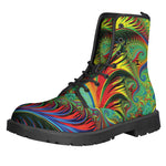 Psychedelic Fractal Print Backpack