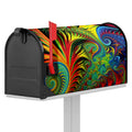 Psychedelic Fractal Print Mailbox Cover