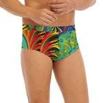 Psychedelic Fractal Print Men's Briefs