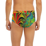 Psychedelic Fractal Print Men's Briefs