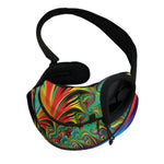 Psychedelic Fractal Print Pet Sling Carrier