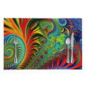 Psychedelic Fractal Print Placemat