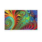 Psychedelic Fractal Print Polyester Flag