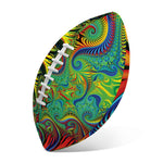Psychedelic Fractal Print Rugby Ball