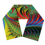Psychedelic Fractal Print Scarf