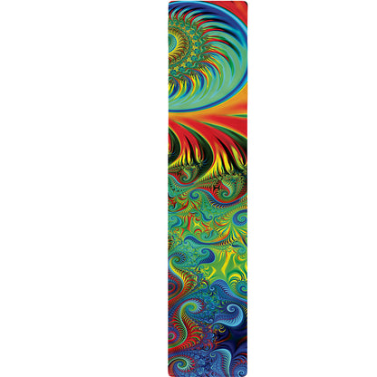 Psychedelic Fractal Print Table Runner