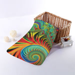 Psychedelic Fractal Print Towel