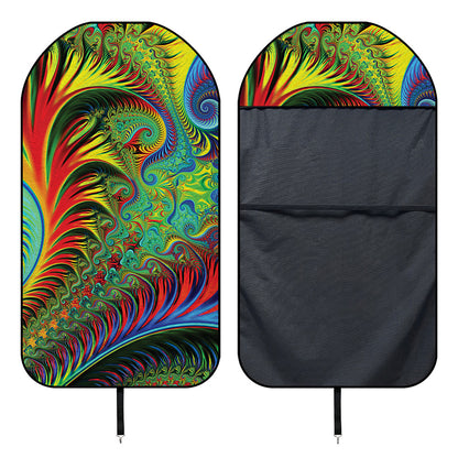 Psychedelic Fractal Print Waterproof Car Seat Cover