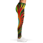 Psychedelic Fractal Print Women's Leggings