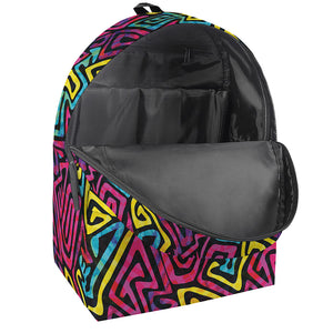 Psychedelic Funky Pattern Print Backpack