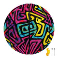 Psychedelic Funky Pattern Print Basketball