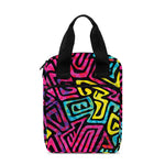 Psychedelic Funky Pattern Print Bible Tote Bag
