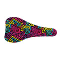 Psychedelic Funky Pattern Print Bicycle Seat Cover