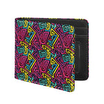 Psychedelic Funky Pattern Print Bifold Wallet