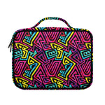 Psychedelic Funky Pattern Print Briefcase Bible Bag