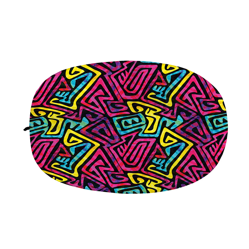 Psychedelic Funky Pattern Print Car Side Mirror Covers