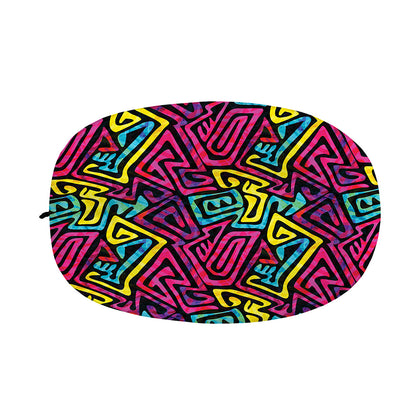 Psychedelic Funky Pattern Print Car Side Mirror Covers