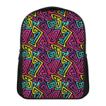 Psychedelic Funky Pattern Print Casual Backpack