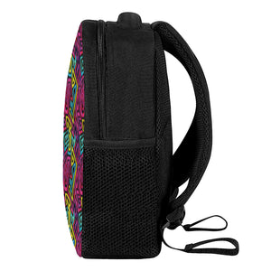 Psychedelic Funky Pattern Print Casual Backpack