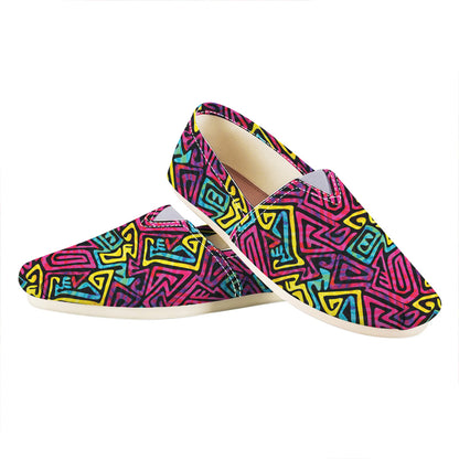 Psychedelic Funky Pattern Print Casual Shoes