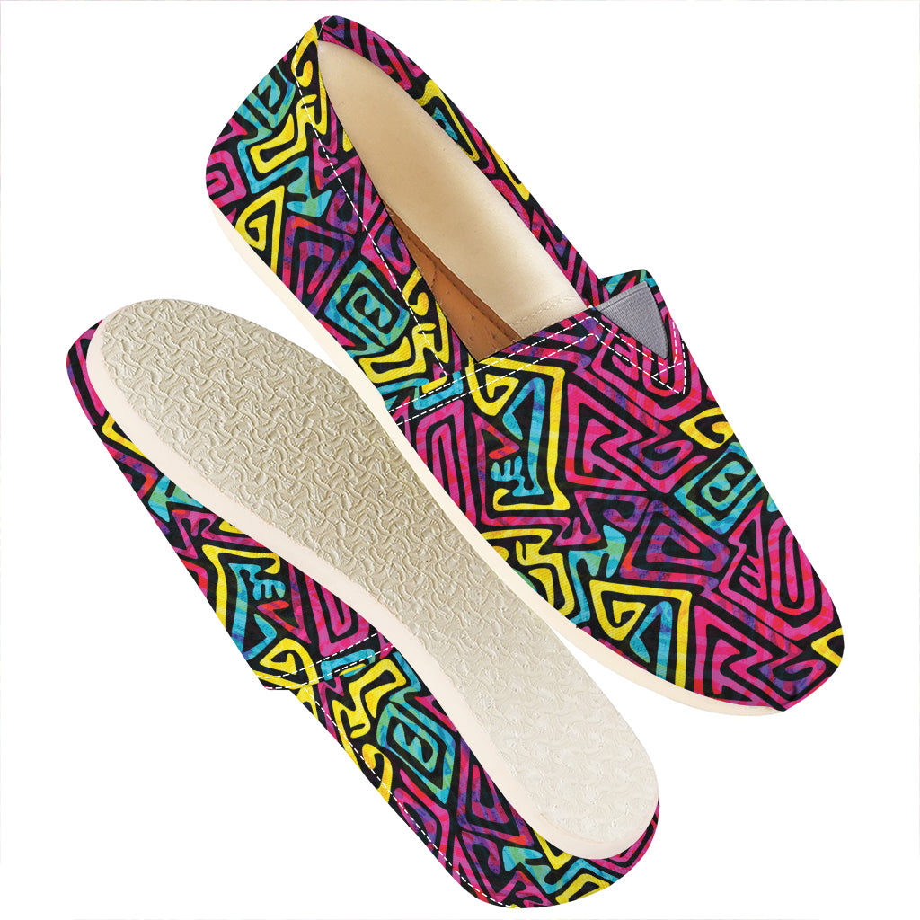 Psychedelic Funky Pattern Print Casual Shoes