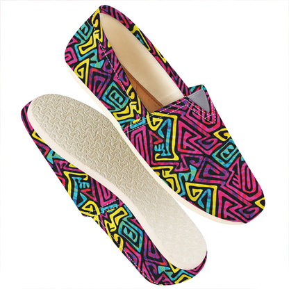 Psychedelic Funky Pattern Print Casual Shoes