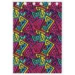 Psychedelic Funky Pattern Print Curtain