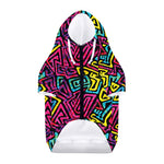 Psychedelic Funky Pattern Print Dog Zip Up Hoodie