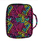 Psychedelic Funky Pattern Print Front Pocket Bible Bag