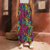 Psychedelic Funky Pattern Print Harem Pants