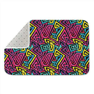 Psychedelic Funky Pattern Print Indoor Door Mat